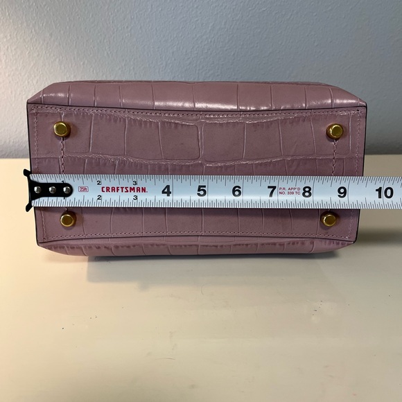 Coach Willow Tote Ice Purple crocodile embossed leather crossbody purse  - Picture 16 of 16